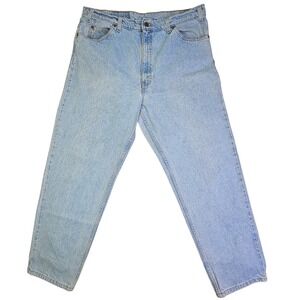 Levis 550 40x30 Relaxed Fit Tapered Leg Light Wash Orange Tab 1995 Mens Jeans